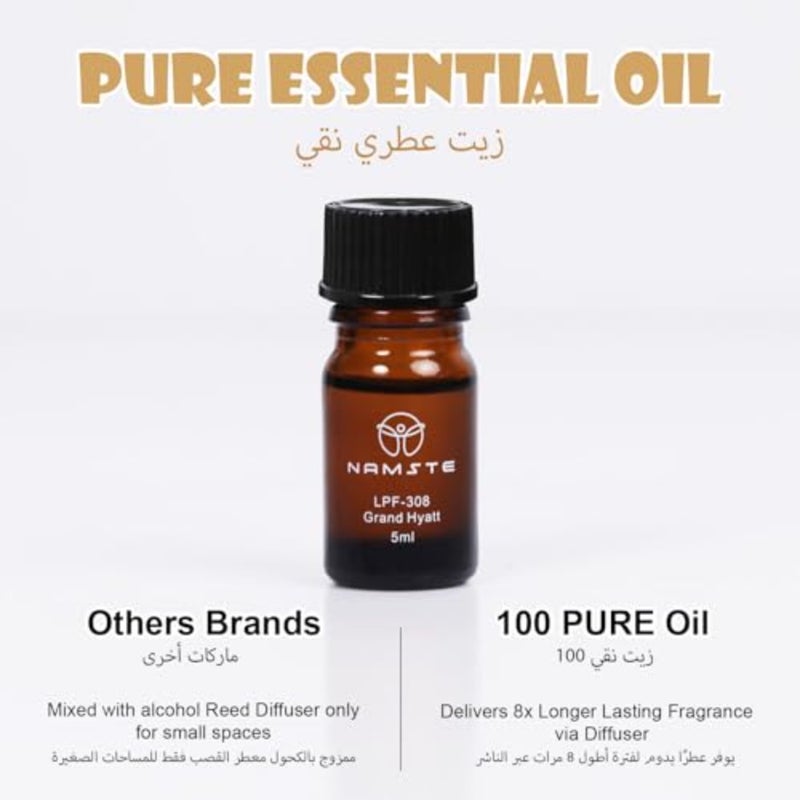 مجموعة الزيوت العطرية من مجموعة الفنادق، 5 مل × 10 زيوت عطرية للناشرين، روائح صنع الشموع - ريتز كارلتون، فور سيزونز، شانغريلا، ويستن، كمبينسكي المزيد - Image 5