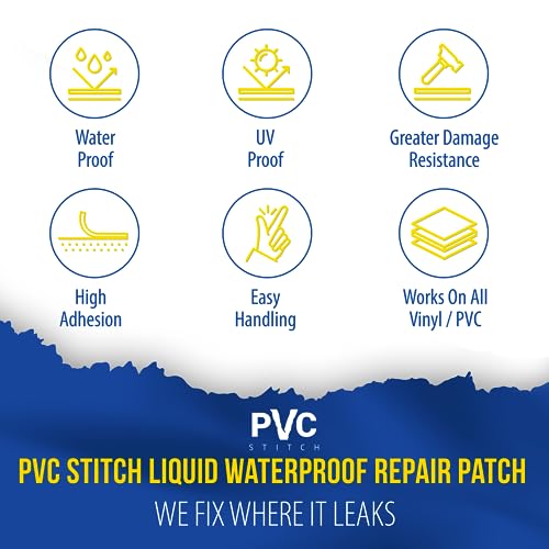 PVC Stitch Paddle Board Patch, Inflatable Paddleboard Patch, ISUP Patch, Inflatable Boats Patch, Rafts Patch, Underwater Gear Patch, Above Ground Pools Patch, Hot Tubs Patch, and Much More - Image 5