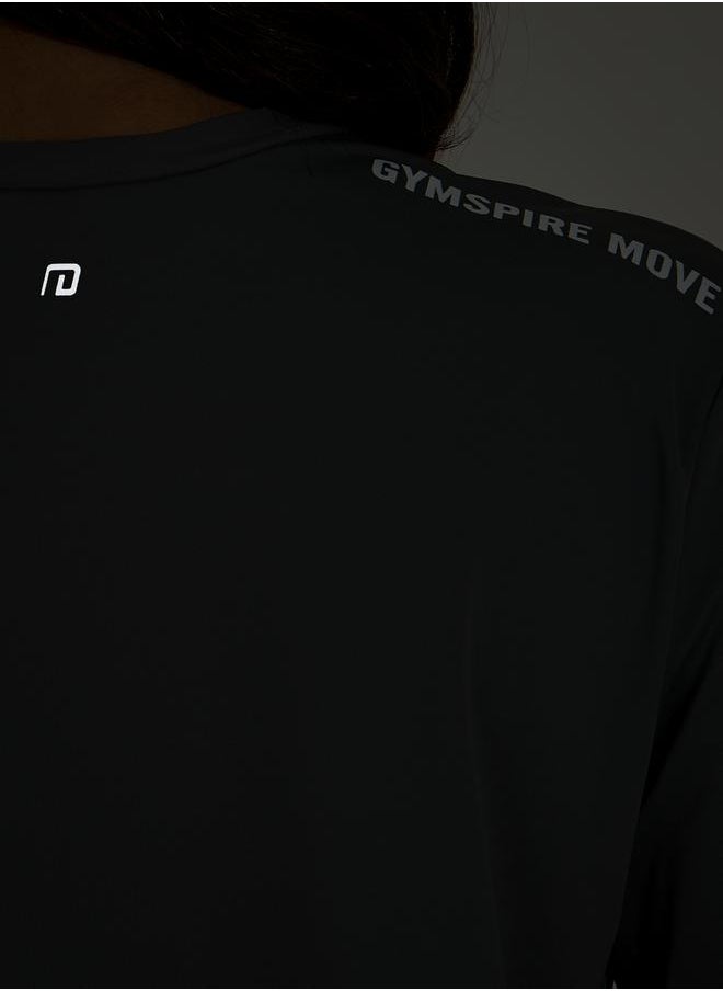 Gymspire Edition - Tonal Label & Drop Shoulder Logo Detail Top - pzsku/ZB4013394D90D8AABAB38Z/45/_/1724411059/4f5c5bed-702f-4d21-ac6a-913ac0f8904b