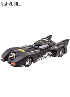 GROIC Batman 1989 Model Toy, Compatible for 1:38 Batmobile Car Model Toy, Child Sound and Light Pull Back Car Zinc Alloy Toys for Kids, Collectible Toys, Toy Car Model  - Image 1