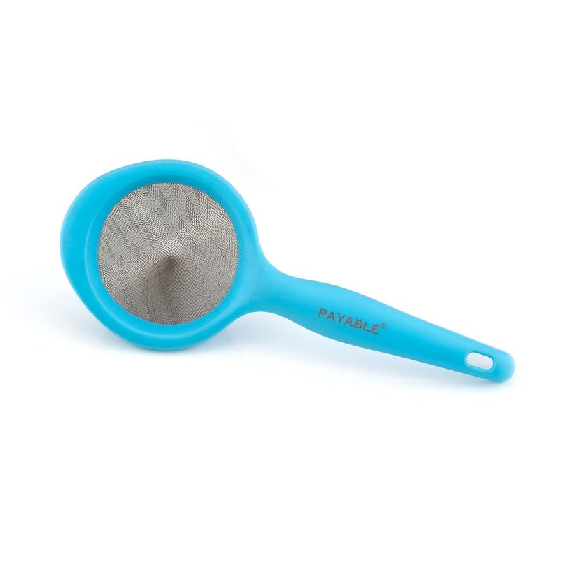Awadh Plastic Yellow Green Blue Tea Strainer with Steel Mesh Chhalni Chhani for Tea Coffee Plastic Tea Filter Tea and Coffee Strainer with Stainless Steel Mesh Pack of Yellow Green Blue 3 - Image 5