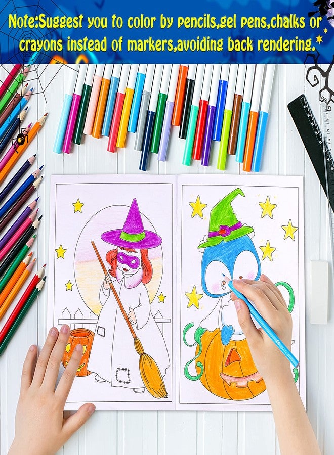 Geefuun 60PCS Halloween Coloring Books Bulk for Kids - Hallowmas Trick or Treat Goodie Bags Fillers Stuffer Gifts Party Favors Supplies - Image 3