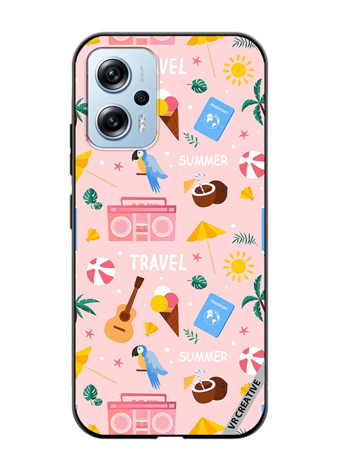 VR CREATIVE Protective Case Cover For Xiaomi Poco X4 GT Summer Season Pattern Design Multicolour - Image 1