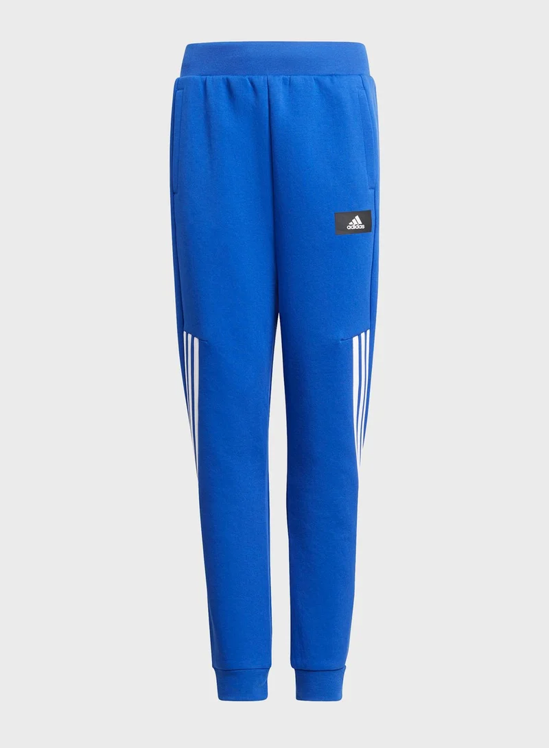 Adidas Youth Freelift 3 Stripe Tape Sweatpants