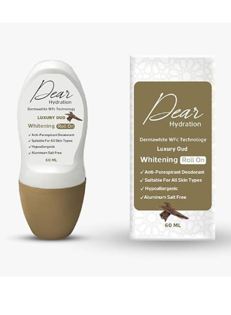 مزيل عرق ديرا دير رول أون فاخر مبيض برائحة العود 60 مل