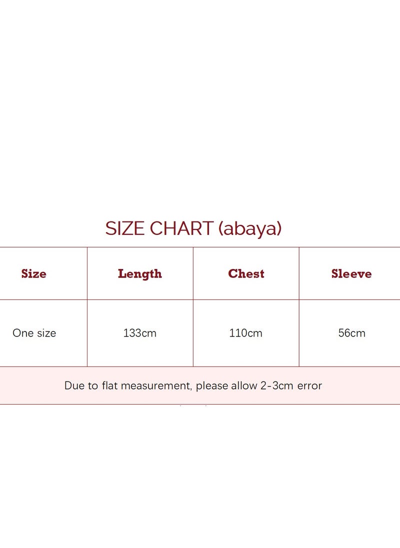 Abaya Ambilight Flowing Dress Growing Evening Dress, Five-piece set, Shineshe