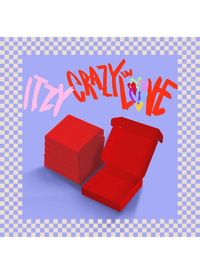 Itzy Crazy In Love [Yuna Ver.] (1St Album) Album+Pre Order Limited Folded Poster+Culturekorean Gift(Decorative Stickers Photocards)  - Image 2