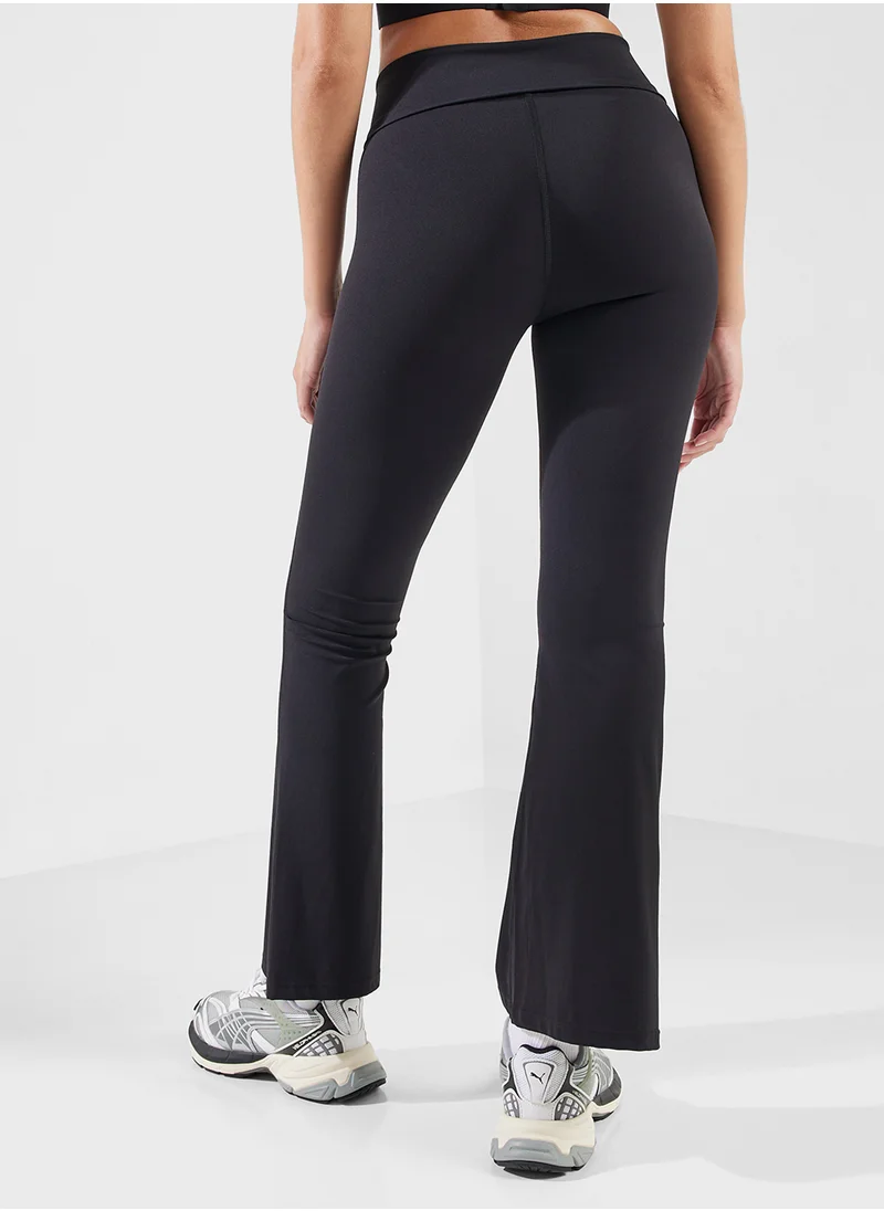 FRWD Mid Rise Ankle Length Flared Pants