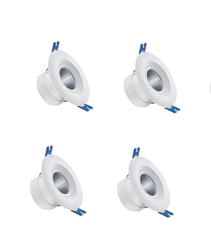 US LED SPOT LIGHT ROUND PANEL DEEP JUNCTION CONCEAL BOX DOWN LIGHTS 4WATT COOL WHITE 6000K PACK OF 4