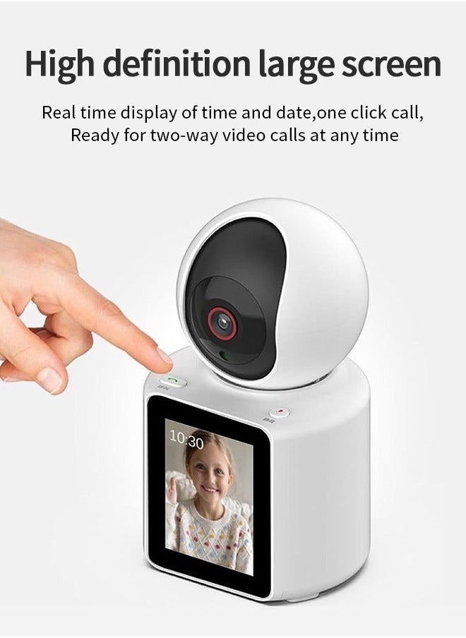 XiuWoo Baby Monitor with Built-in Display Screen One-Button Baby Call Video Audio Video Call with Mom, Smart Motion Tracking  - Image 5