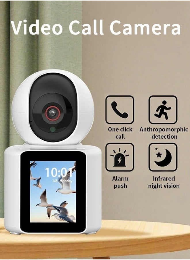 XiuWoo Baby Monitor with Built-in Display Screen One-Button Baby Call Video Audio Video Call with Mom, Smart Motion Tracking  - Image 4