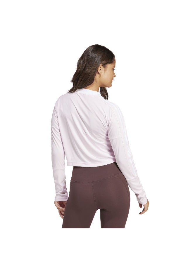 Adidas Adidas W Tiro Ls Pink Training T-Shirts For Women Xs  - Image 5