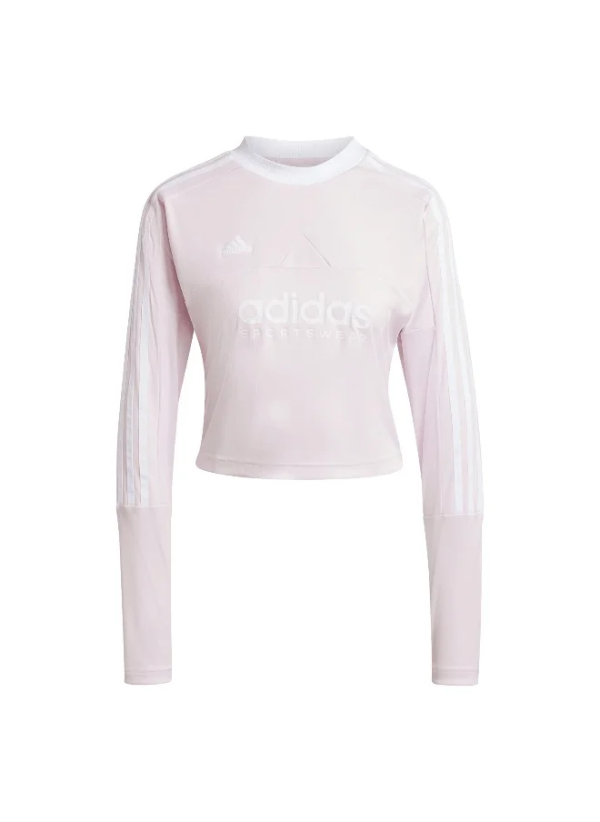 Adidas Adidas W Tiro Ls Pink Training T-Shirts For Women Xs