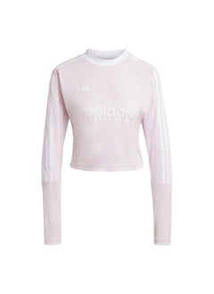 Adidas Adidas W Tiro Ls Pink Training T-Shirts For Women Xs  - Image 2