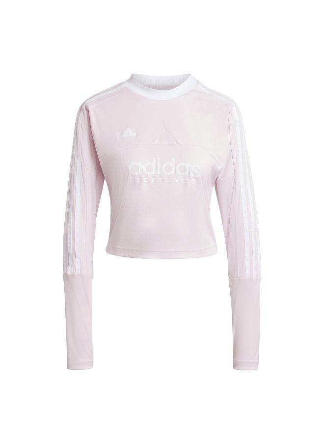 Adidas Adidas W Tiro Ls Pink Training T-Shirts For Women Xs  - Image 2