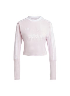 Adidas Adidas W Tiro Ls Pink Training T-Shirts For Women Xs  - Image 1