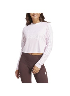 Adidas Adidas W Tiro Ls Pink Training T-Shirts For Women Xs  - Image 4