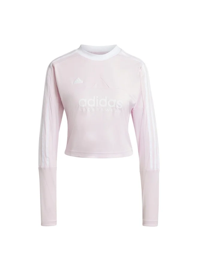 adidas تيشيرت تدريب نسائي وردي