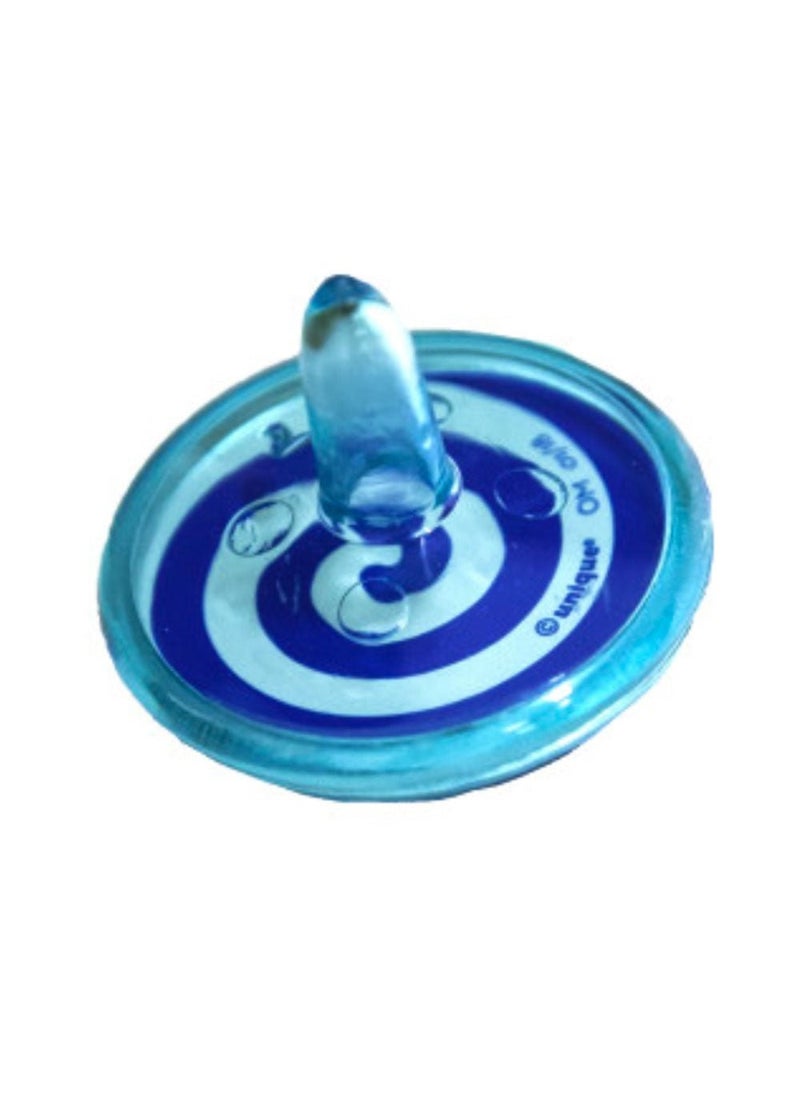 Unique Spinning Tops Multicolor Plastic 3.5cm 8-Pack - Image 2