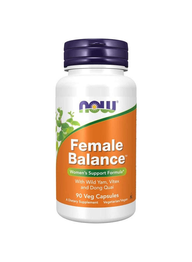 now Supplements Female Balance™ With Wild Yam Vitex Dong Quai Gla Vitamin B6 And Folate 90 Capsules - Image 2