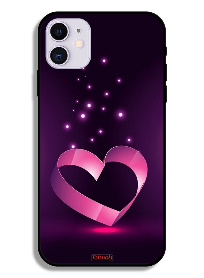 Tolwak Apple iPhone 12 mini Protective Case Heart Art - Image 2