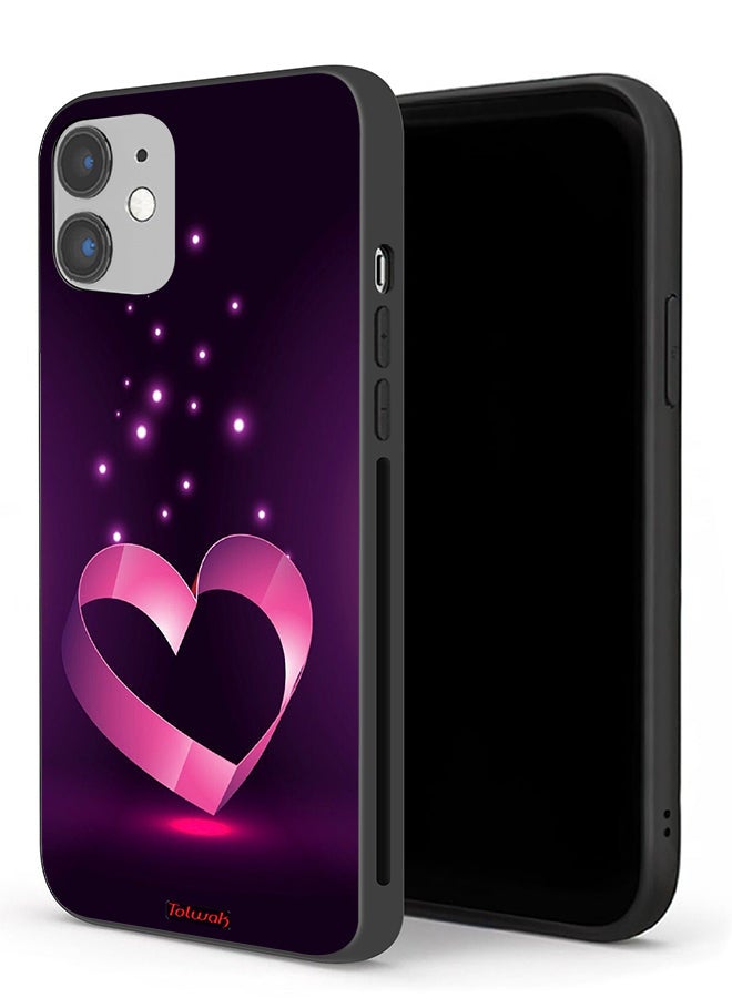 Tolwak Apple iPhone 12 mini Protective Case Heart Art - Image 1