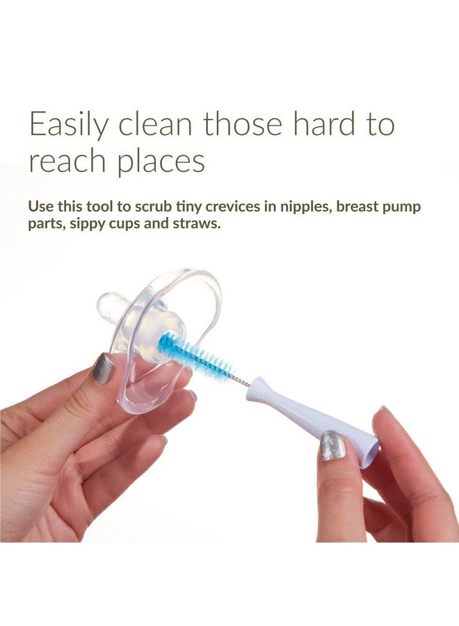 Kiinde Twist Pouch 2-Piece Baby Bottle Nipple Brush Set for All Brands/Parts - Image 2