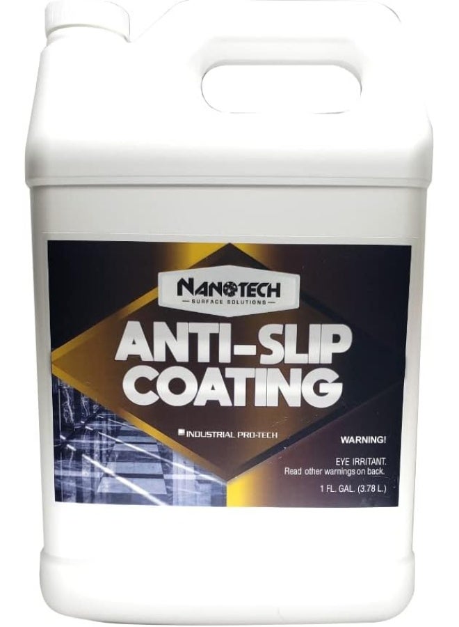 Nanotech Surface Solutions Anti-Slip Coating - Increases Friction Coefficient- Reduces Slip & Fall Accidents Due to Wet Floors - for Porcelain, Ceramic, Mosaic Tile, 1 Gallon (128 Oz.) - Image 1