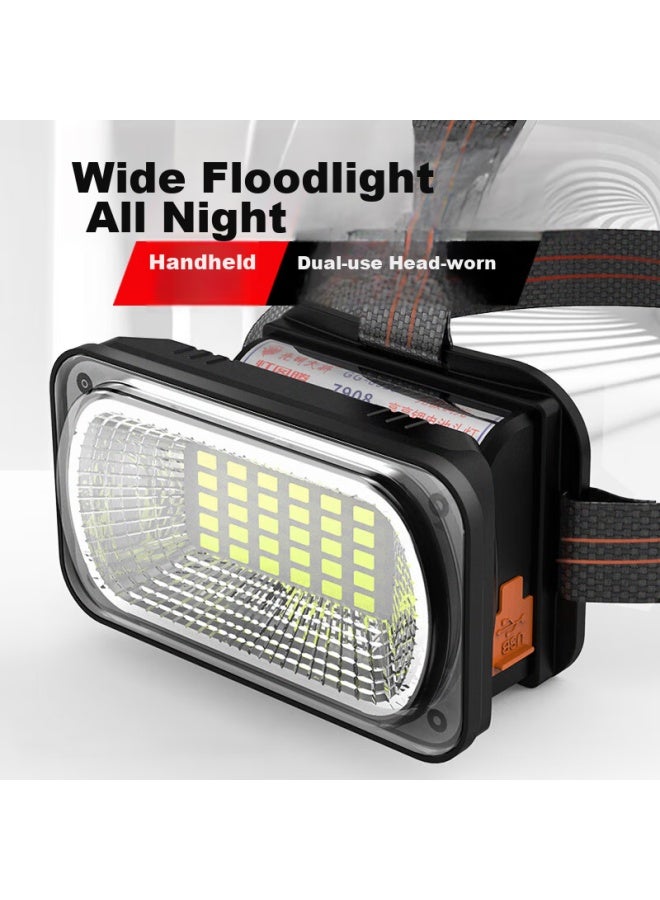 General of Light Guangming Dajiang, High-intensity Headlamp, Rechargeable Lithium Battery, Wide Floodlight, For Work, Outdoor, Diffuse Light, Beach Combing, Led Mining Lamp, Emergency  - Image 2