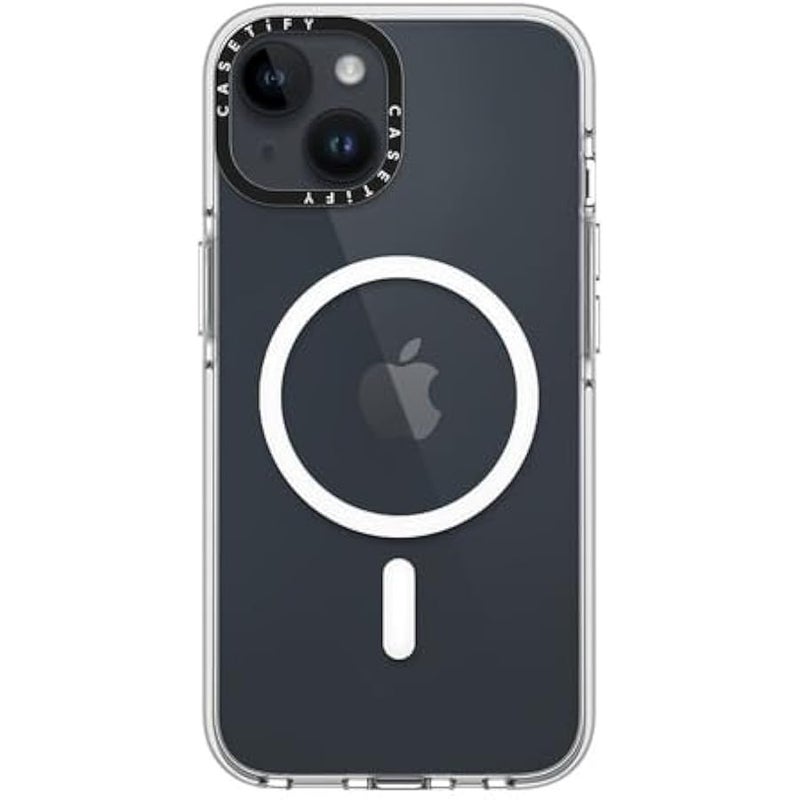 Casetify Clear Case MagSafe Compatible for iPhone 14 with Anti-Scratch Coating - Image 2
