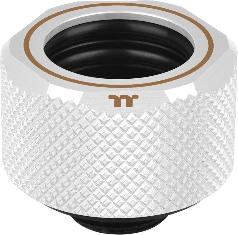 Thermaltake Pacific White 4 BuildIn ORings CProG14 PETG 16mm OD Compression Fitting CLW211CU00WTA - Image 1