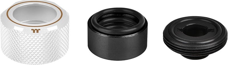 Thermaltake Pacific White 4 BuildIn ORings CProG14 PETG 16mm OD Compression Fitting CLW211CU00WTA - Image 3