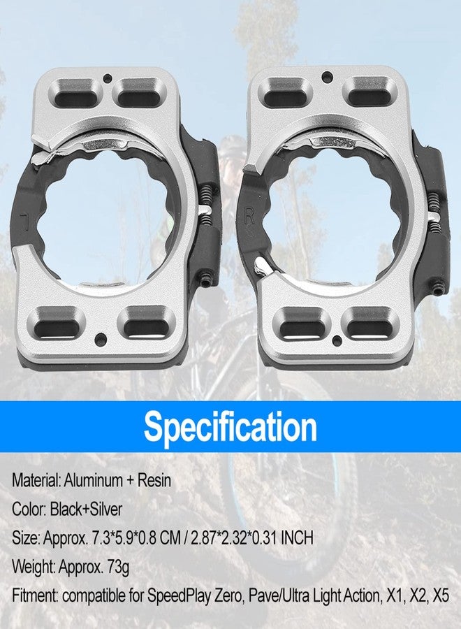 Kodrily Road Bike Cleats, Aluminum Bike Cleat Cover, 1 Pair Quick Release Cycling Pedal Cleat Covers, Sturdy Cycling Shoe Cleats Converting Adapters Replacement for X1 X2 X5 - Image 5