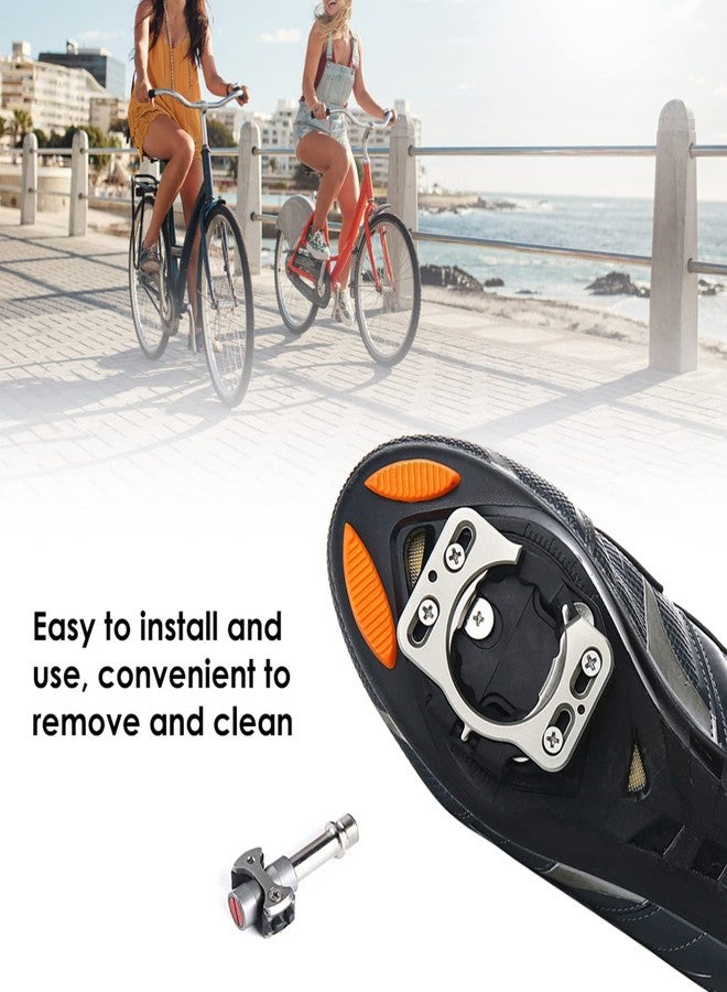 Kodrily Road Bike Cleats, Aluminum Bike Cleat Cover, 1 Pair Quick Release Cycling Pedal Cleat Covers, Sturdy Cycling Shoe Cleats Converting Adapters Replacement for X1 X2 X5 - Image 3