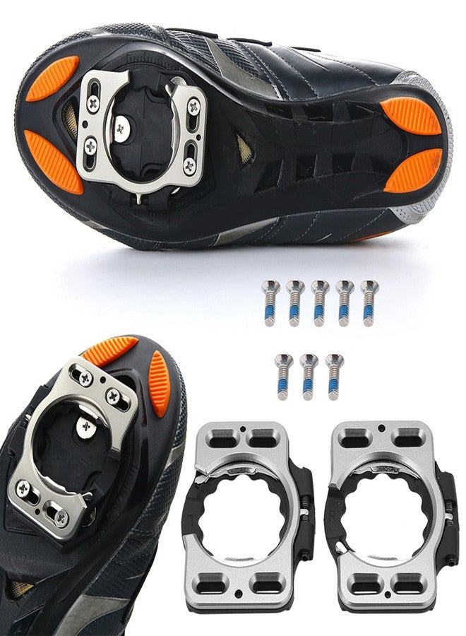 Kodrily Road Bike Cleats, Aluminum Bike Cleat Cover, 1 Pair Quick Release Cycling Pedal Cleat Covers, Sturdy Cycling Shoe Cleats Converting Adapters Replacement for X1 X2 X5 - Image 1
