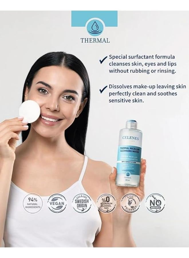 Celenes by Sweden Celenes by Sweden Micellar Cleansing Water For Dry And Sensitive 250Ml  - Image 3