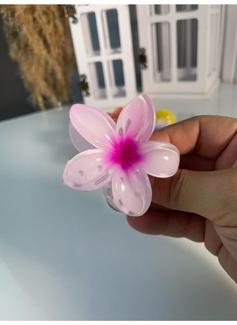 Şubu Tasarım Branch Design Lotus Flower Figured Latch Clasp Pink SBT1720  - Image 2