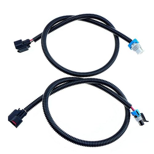 TIKSCIENCE 2Pcs Fuel Injector Harness Plug, Fit for Polaris Ranger XP 800 2012-2013 Polaris Ranger RZR Crew 800 2011-2014 Polaris Ranger 800 2011-2017,PTO Left Side and MAG Right Side -Black and Gray - Image 1