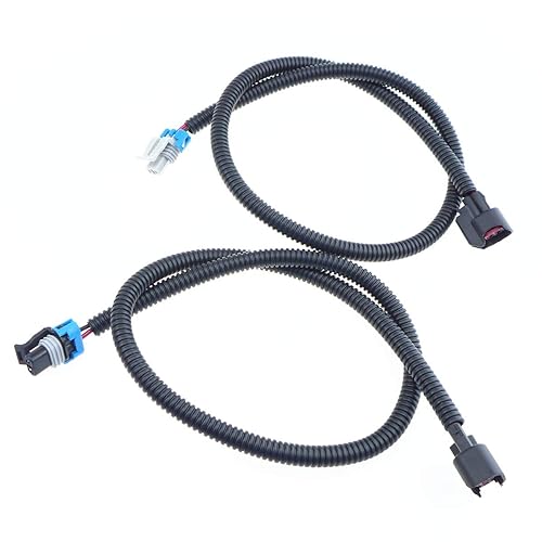 TIKSCIENCE 2Pcs Fuel Injector Harness Plug, Fit for Polaris Ranger XP 800 2012-2013 Polaris Ranger RZR Crew 800 2011-2014 Polaris Ranger 800 2011-2017,PTO Left Side and MAG Right Side -Black and Gray - Image 3