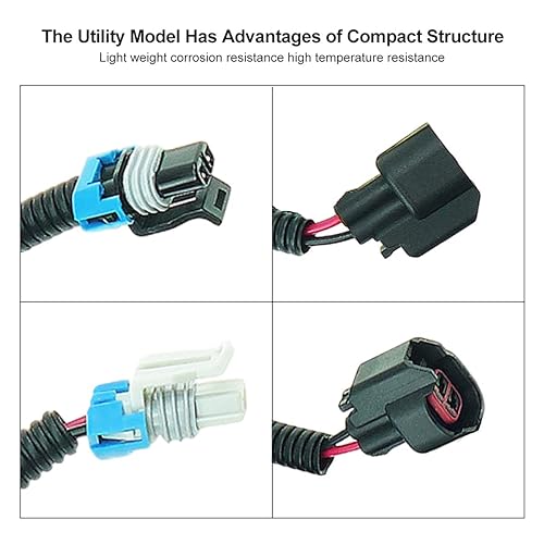 TIKSCIENCE 2Pcs Fuel Injector Harness Plug, Fit for Polaris Ranger XP 800 2012-2013 Polaris Ranger RZR Crew 800 2011-2014 Polaris Ranger 800 2011-2017,PTO Left Side and MAG Right Side -Black and Gray - Image 5