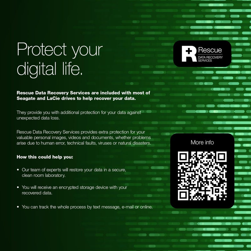 LaCie Rugged Mini 2TB External Hard Drive Portable HDD - USB 3.0/ 2.0 Compatible, Drop Shock Dust Rain Resistant Shuttle Drive, For Mac And PC Computer (LAC9000298), orange - Image 3