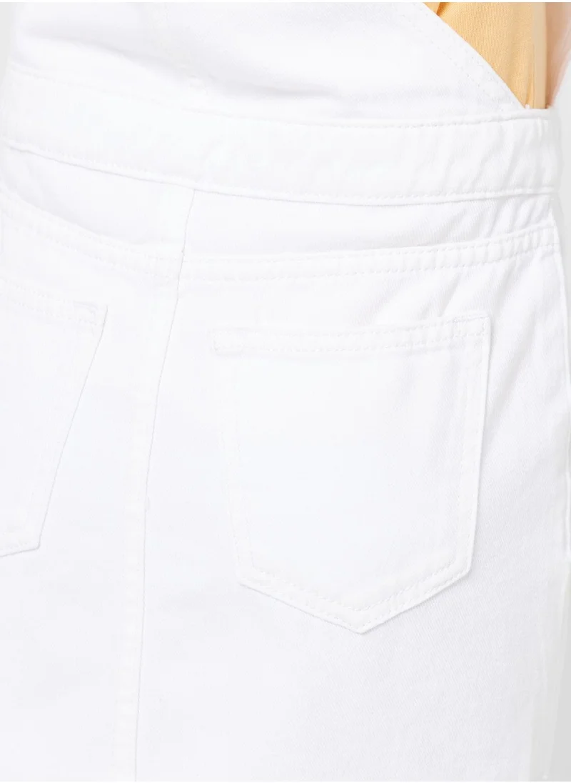 Calvin Klein Jeans Kids Denim Dungaree Dress