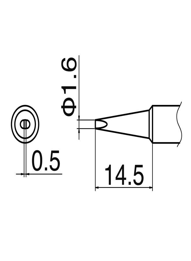 Hakko T18D16P Tip for Fx-888 Station, 1.6mm - Image 5