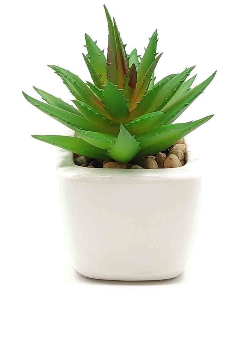 co arma 3 pieces of artificial plant with multicolored pot  - Image 5