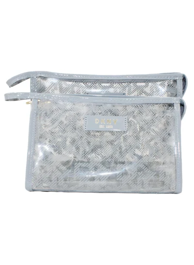 DKNY DKNY Lucid Dream T Stand Cosmetic Bag, Travel Make up Bag Small, Small Lightweight Cosmetic Bag Storage Bag, Small Makeup Bag, Travel Toiletry Bag