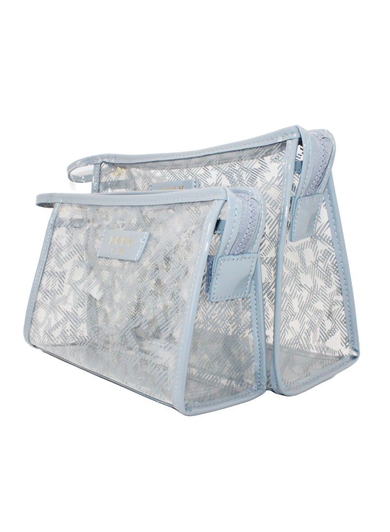 DKNY Lucid Dream T Stand Cosmetic Bag, Travel Make up Bag Small, Small Lightweight Cosmetic Bag Storage Bag, Small Makeup Bag, Travel Toiletry Bag - Image 3