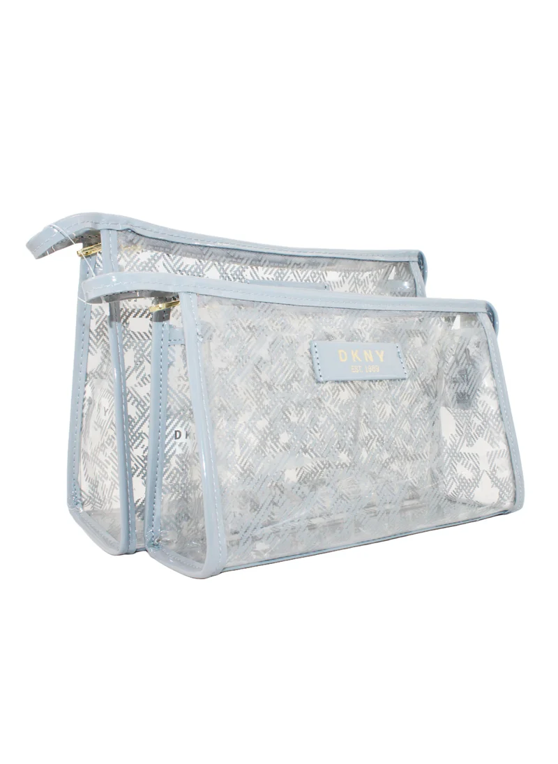 DKNY DKNY Lucid Dream T Stand Cosmetic Bag, Travel Make up Bag Small, Small Lightweight Cosmetic Bag Storage Bag, Small Makeup Bag, Travel Toiletry Bag