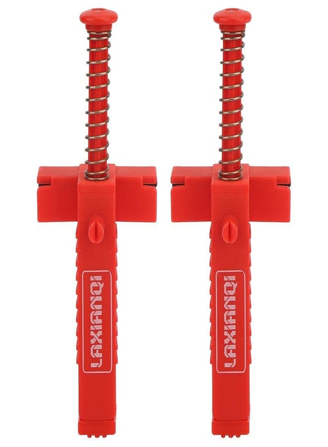 Thincol Brick Line Clips Line Runners, 3.5-4.7 Inch Clamp Width Brick Line for Positioning, Bricklaying Pullers Line Stretchers(Pairs)(Red) - Image 1