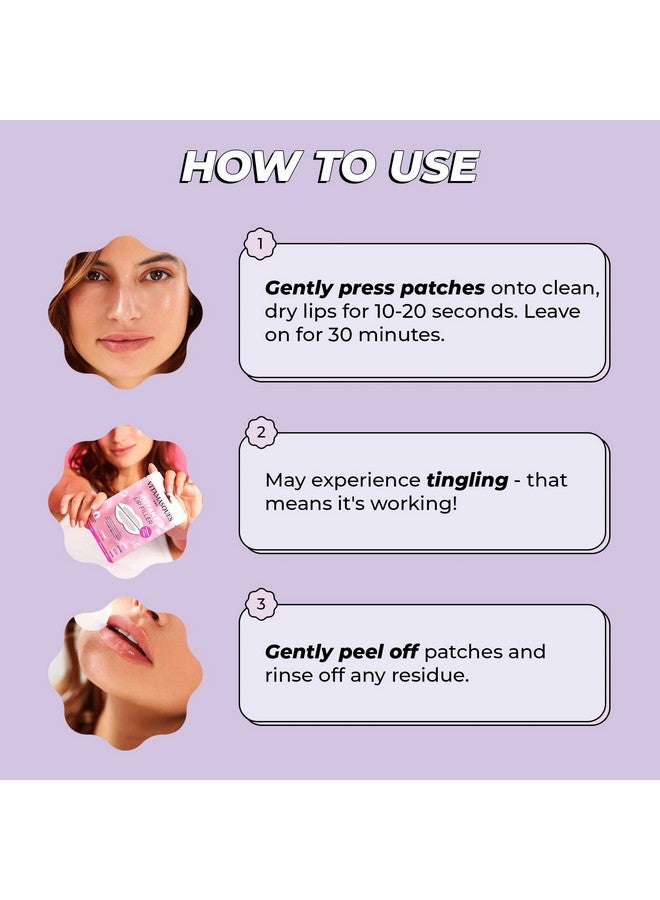 Vitamasques Instant Lip Filler For Plumped Lips In 30 Mins By Vitamasques 3 Pack Vegan Collagen Multimolecular Hyaluronic Acid & 400 Dissolving Microdart Technology For Instant & Longlasting Results - Image 4