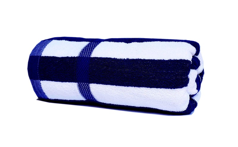 Space Fly Soft Premium Cabana Stripe Soft Cotton Big Size Bath Towel (Size: 30X60 Inch_Multi) (1 Piece) - Image 2